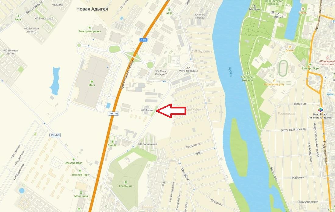 Фото №10: Коммерция 73 м² - Яблоновский, мкр. жилой комплекс Вектор, ул. Базовская, 21