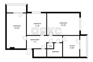 Фото №1: 3-комнатная квартира 86 м² - Краснодар, мкр. Завод Измерительных Приборов, ул. имени 40-летия Победы, 33/11