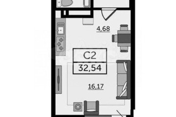 Фото №3: Студия 33 м² - Ростов-на-Дону, р. Кировский, пр-кт Ворошиловский, 82/4