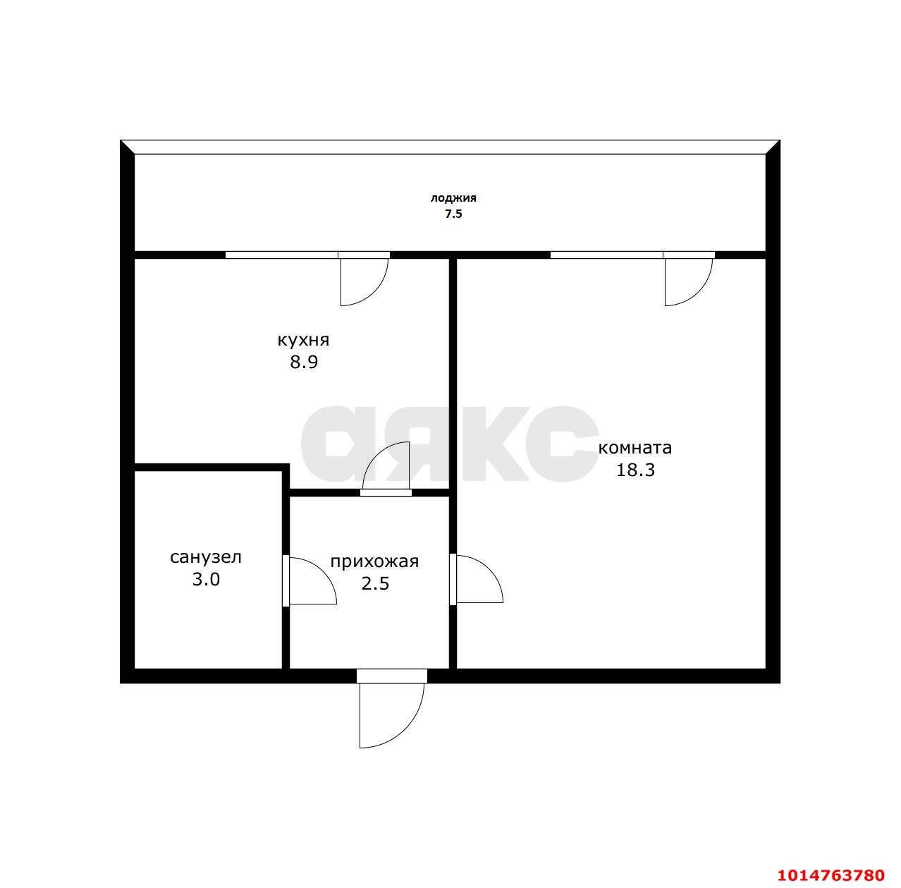 Фото №2: 1-комнатная квартира 40 м² - Краснодар, Юбилейный, ул. Рождественская набережная, 23