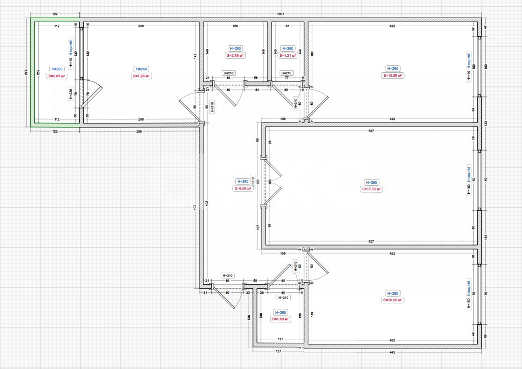 Фото №14: 3-комнатная квартира 65 м² - Тула, Верхнее Криволучье, ул. Металлургов, 62