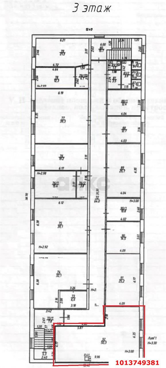 Фото №5: Офисное помещение 50 м² - Краснодар, Центральный внутригородской округ, мкр. Центральный, ул. Железнодорожная, 31