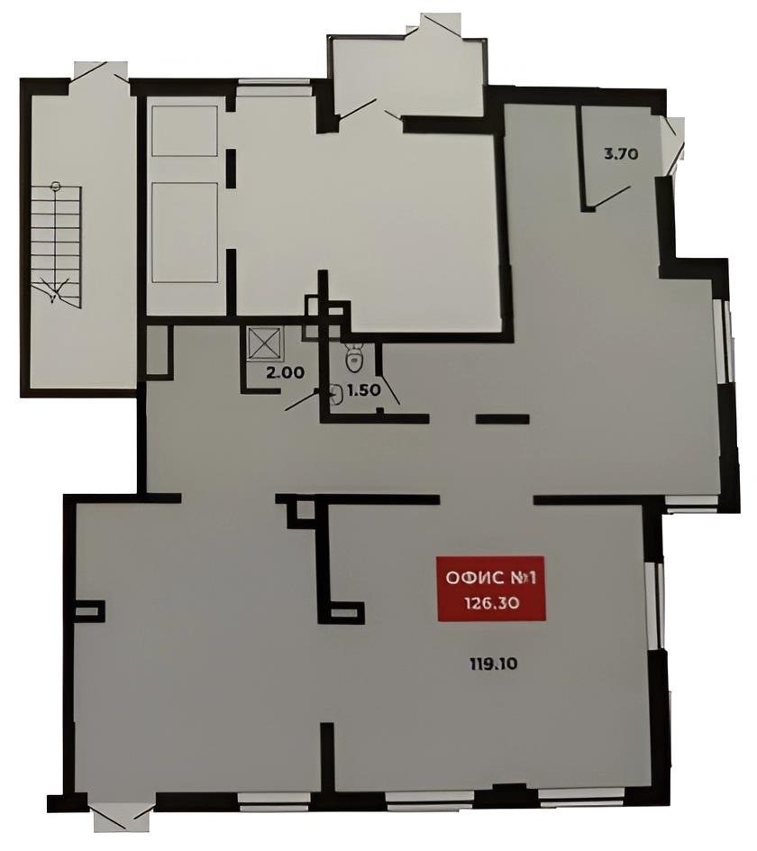 Фото №6: Коммерция 126 м² - Краснодар, ЖК Красная Площадь, жилой комплекс Нeo-квартал Красная Площадь, мкр. Прикубанский внутригородской округ, ул. им. Мурата Ахеджака, 12к8