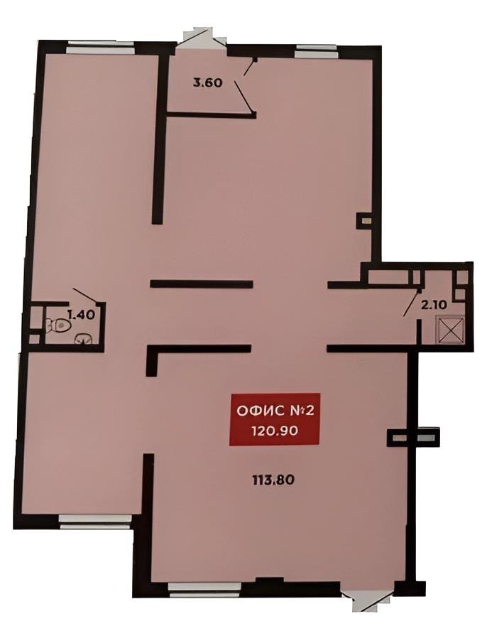 Фото №6: Коммерция 122 м² - Краснодар, ЖК Красная Площадь, жилой комплекс Нeo-квартал Красная Площадь, мкр. Прикубанский внутригородской округ, ул. им. Мурата Ахеджака, 12к8
