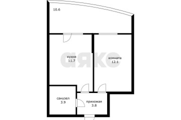Фото №5: 1-комнатная квартира 42 м² - Краснодар, мкр. жилой комплекс Инсити-Парк, ул. Командорская, 1к1
