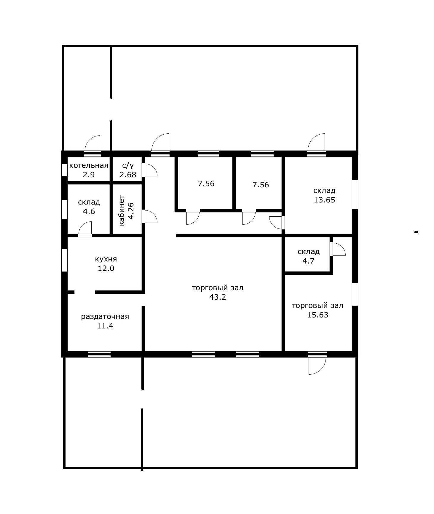 Фото №5: Коммерция 250 м² - Тлюстенхабль, ул. Джубгинское шоссе, 94