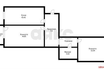 Фото №2: 2-комнатная квартира 67 м² - Ленина, мкр. территория ДНТ Виктория, ул. Прохладная, 131