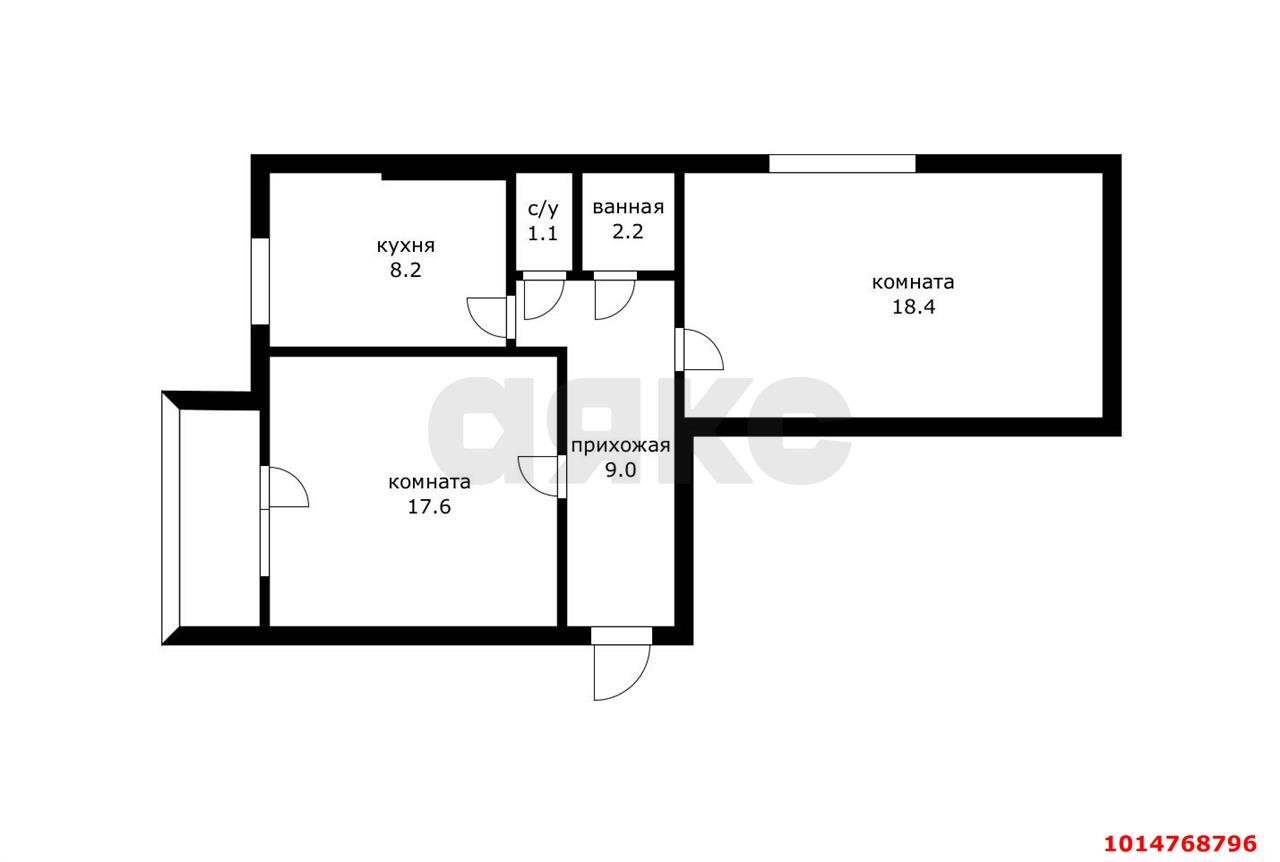 Фото №16: 2-комнатная квартира 60 м² - Краснодар, Центральный, ул. Кирова, 2