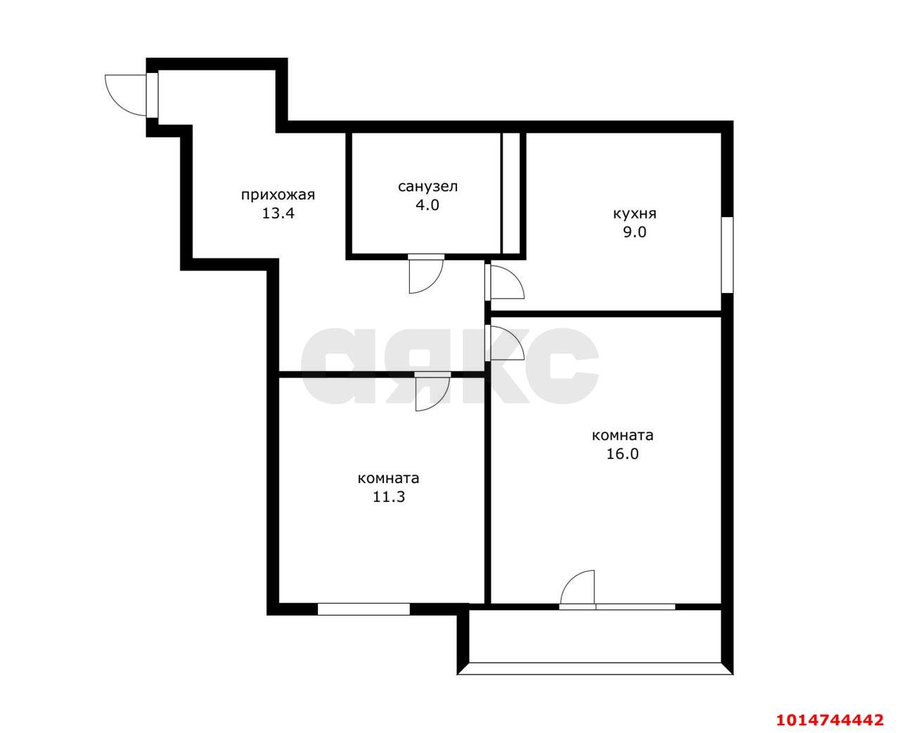 Фото №20: 2-комнатная квартира 60 м² - Краснодар, ЖК Три Богатыря, ул. Садовая, 161/1