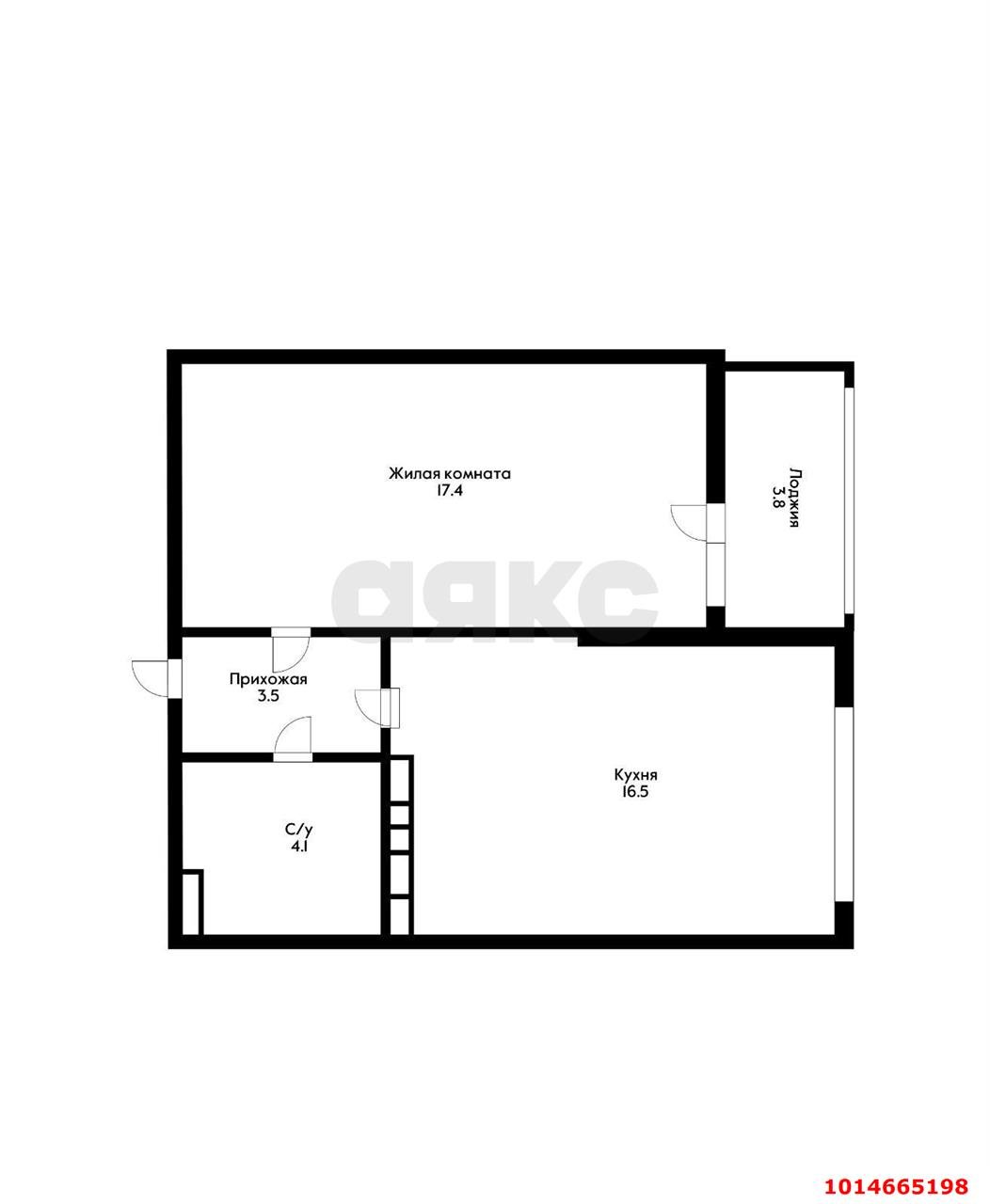Фото №17: 1-комнатная квартира 45 м² - Краснодар, жилой комплекс Сказка Град, ул. имени В.Н. Мачуги, 166Ак1