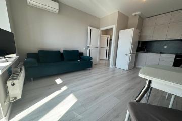 Фото №2: 1-комнатная квартира 34 м² - Краснодар, мкр. жилой комплекс Спортивная Деревня, ул. имени Генерала Корнилова, 14