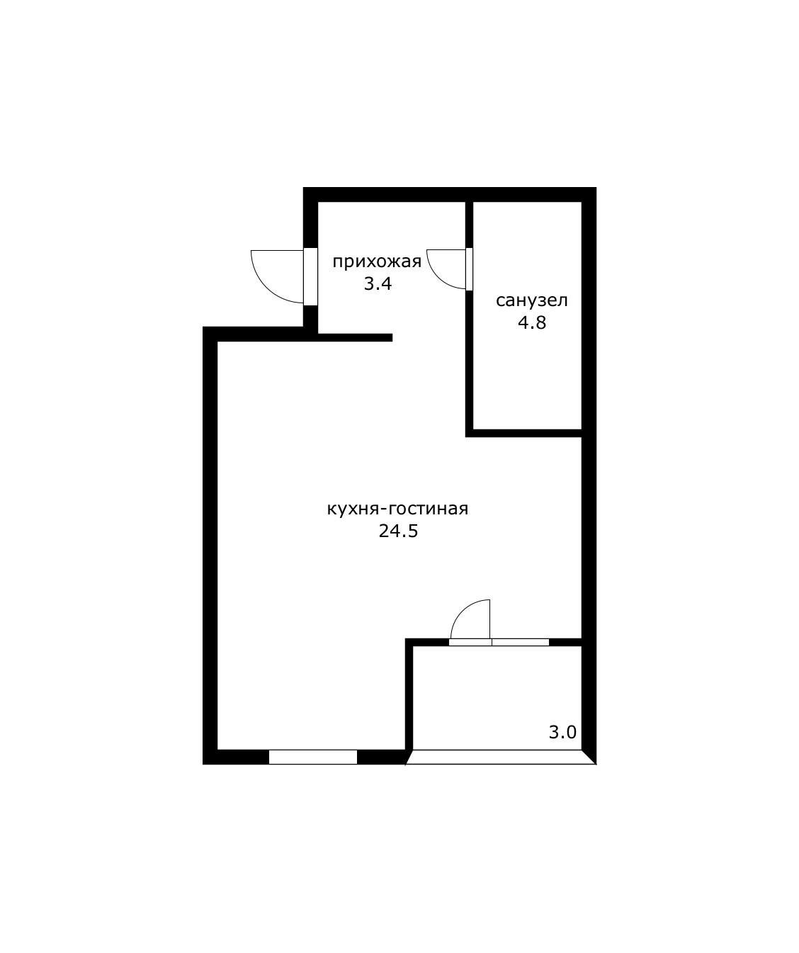 Фото №12: 2-комнатная квартира 64 м² - Краснодар, Прикубанский внутригородской округ, мкр. Краевая Клиническая Больница, ул. Восточно-Кругликовская, 76/1