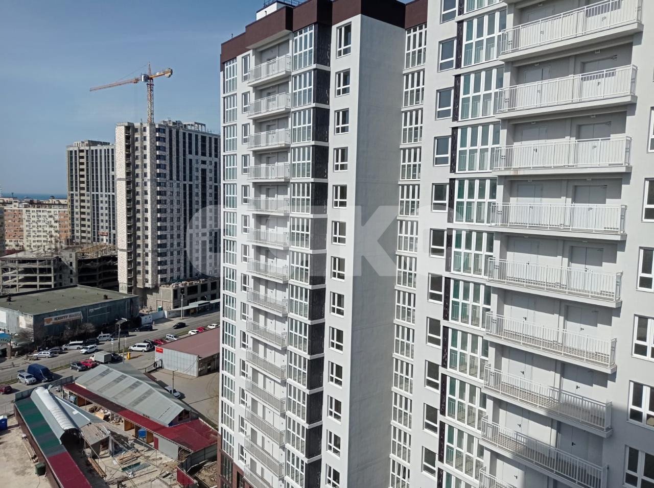 Фото №4: 1-комнатная квартира 43 м² - Анапа, жилой комплекс Парковый, ул. Парковая, 79к1