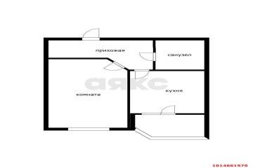Фото №2: 1-комнатная квартира 42 м² - Знаменский, мкр. жилой комплекс Первомайский, ул. Первомайская, 36/1