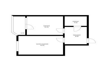 Фото №2: 1-комнатная квартира 48 м² - Краснодар, мкр. жилой комплекс Ural, ул. Уральская, 87/7