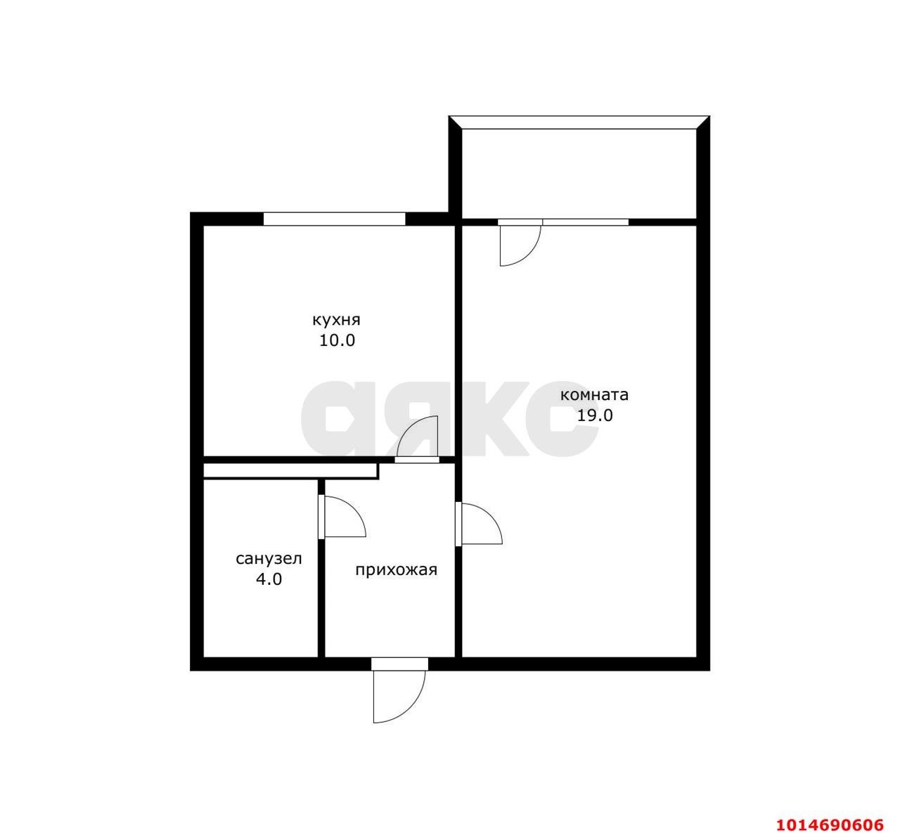 Фото №12: 1-комнатная квартира 36 м² - Краснодар, Восточно-Кругликовский, ул. Черкасская, 131