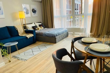 Фото №1: Студия 29 м² - Краснодар, мкр. жилой комплекс Самолёт-6, ул. Ивана Беличенко, 92к1