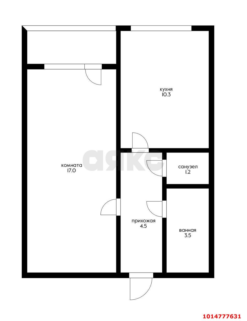 Фото №4: 1-комнатная квартира 40 м² - Краснодар, Прикубанский внутригородской округ, ул. Городская, 1