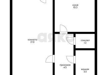 Фото №4: 1-комнатная квартира 36 м² - Краснодар, мкр. Прикубанский внутригородской округ, ул. Городская, 1