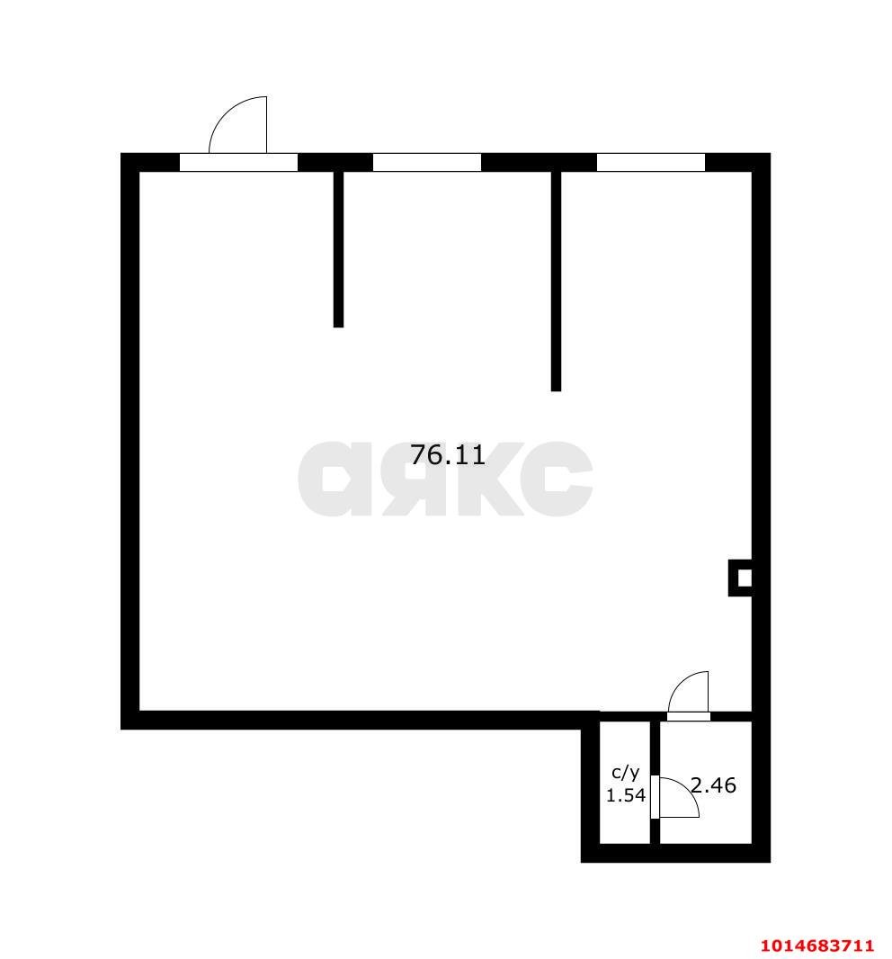 Фото №13: Торговое помещение 81 м² - Краснодар, Музыкальный, ул. Московская, 112