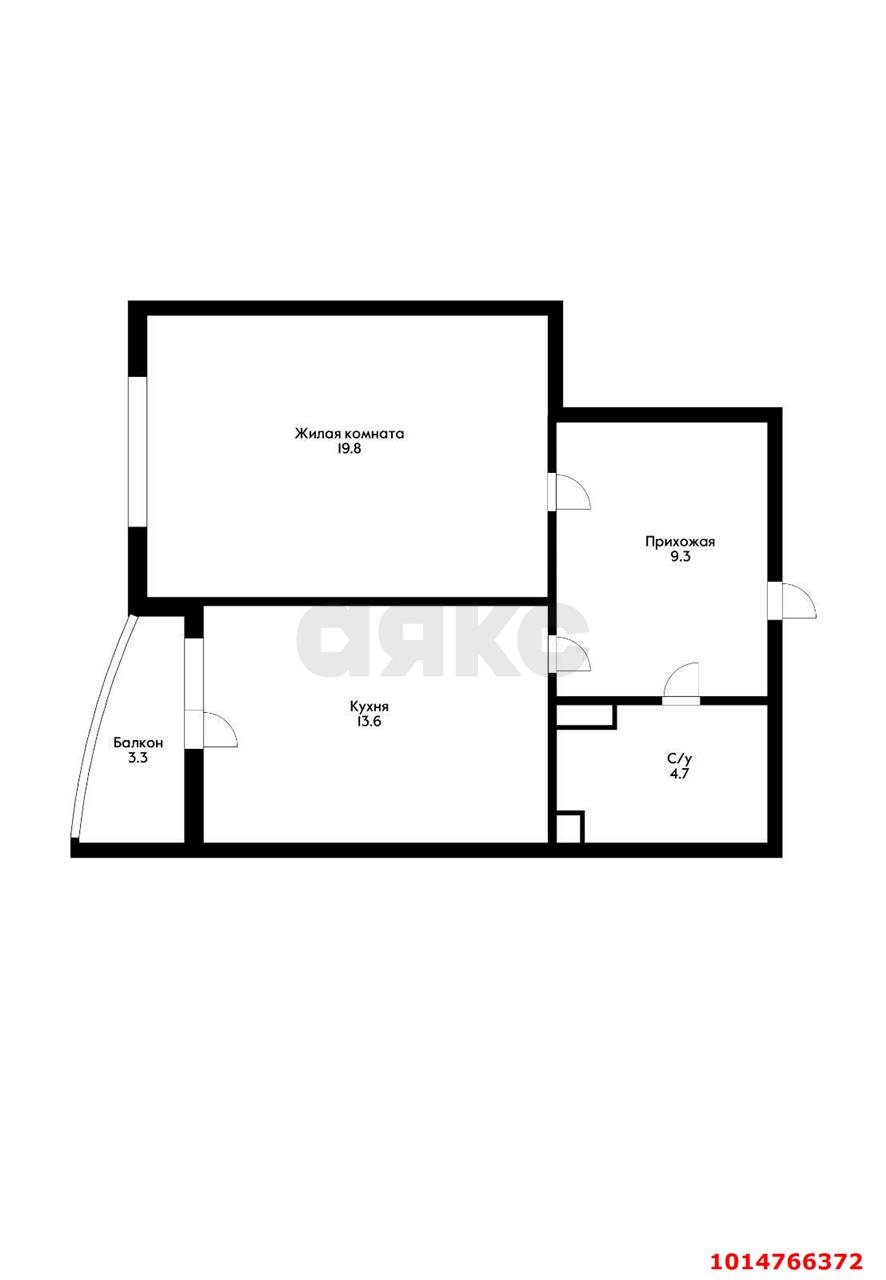 Фото №9: 1-комнатная квартира 52 м² - Краснодар, Горгаз, ул. Николая Кондратенко, 6к2