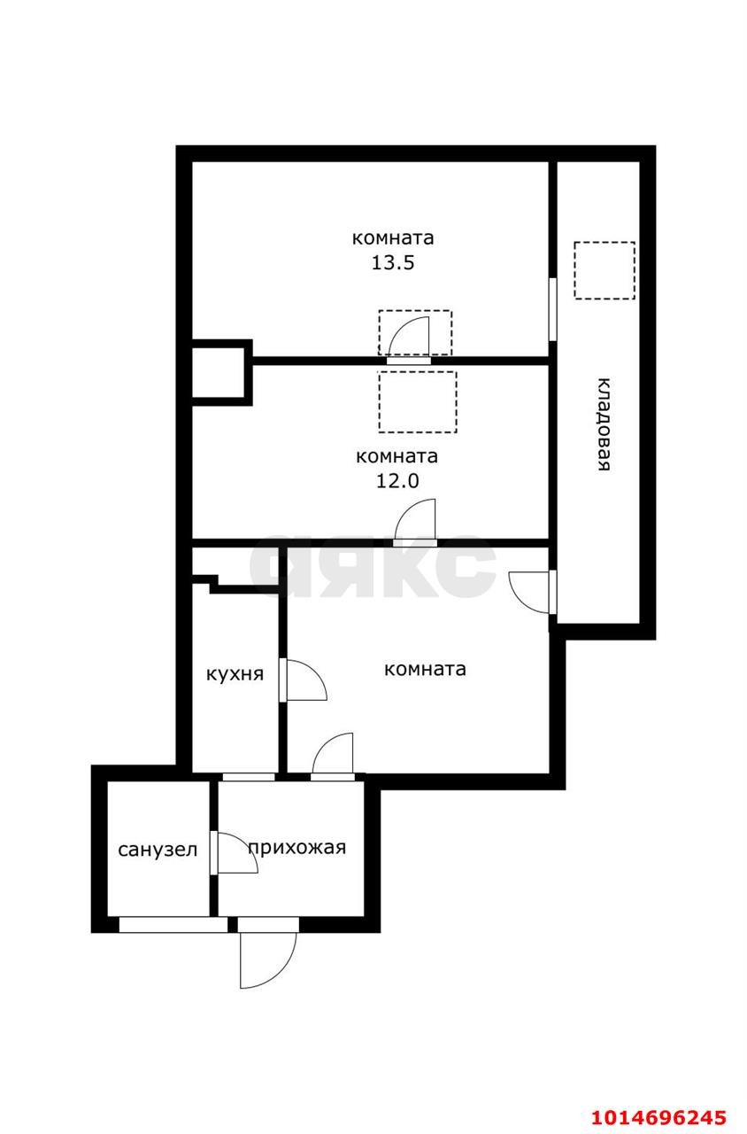 Фото №9: 3-комнатная квартира 39 м² - Краснодар, Центральный, ул. имени Максима Горького, 130
