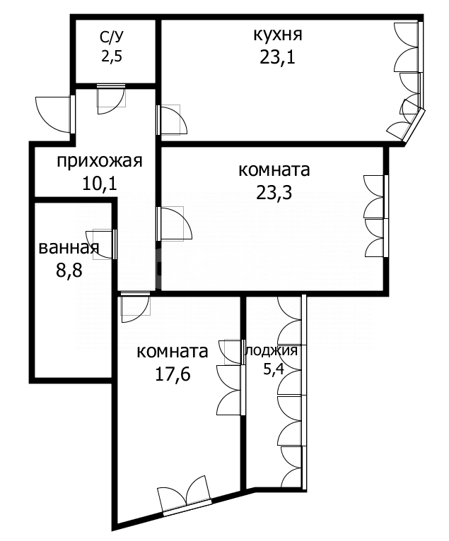 Фото №24: 2-комнатная квартира 85 м² - Анапа, ул. Промышленная, 9к2