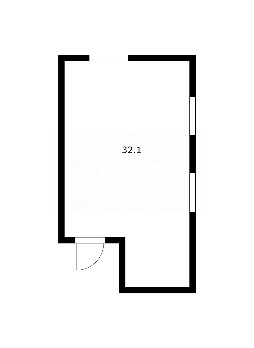 Фото №19: Апартаменты 32 м² - Орёл-Изумруд, жилой комплекс Дыхание, ул. Малиновая, 3Б/1