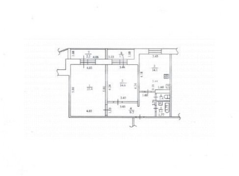 Фото №27: 2-комнатная квартира 70 м² - Нижнекамск, 31-й, ул. Сююмбике, 9