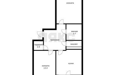 Фото №2: 2-комнатная квартира 62 м² - Краснодар, мкр. ЖК Красная Площадь, ул. им. Мурата Ахеджака, 12к4