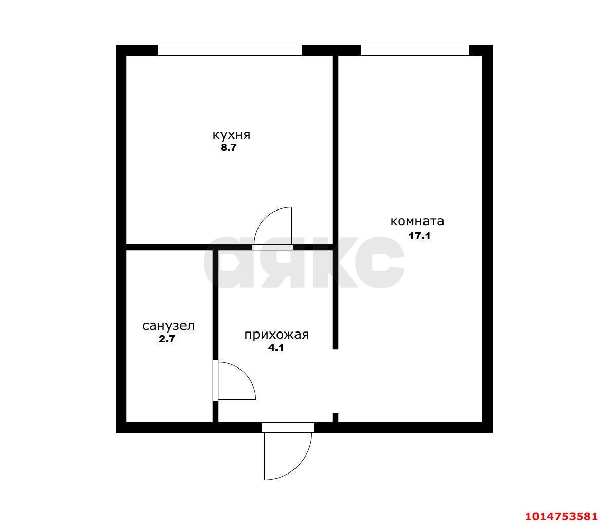 Фото №10: 1-комнатная квартира 32 м² - Краснодар, Дубинка, пр-д 3-й  Болотникова, 2/1