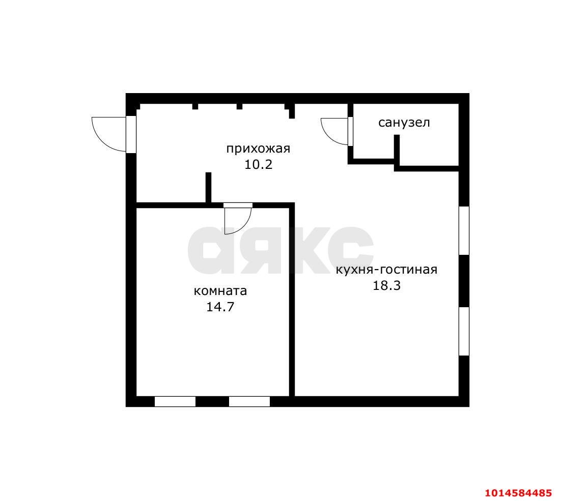 Фото №10: 2-комнатная квартира 45 м² - Краснодар, Центральный, ул. Захарова, 51