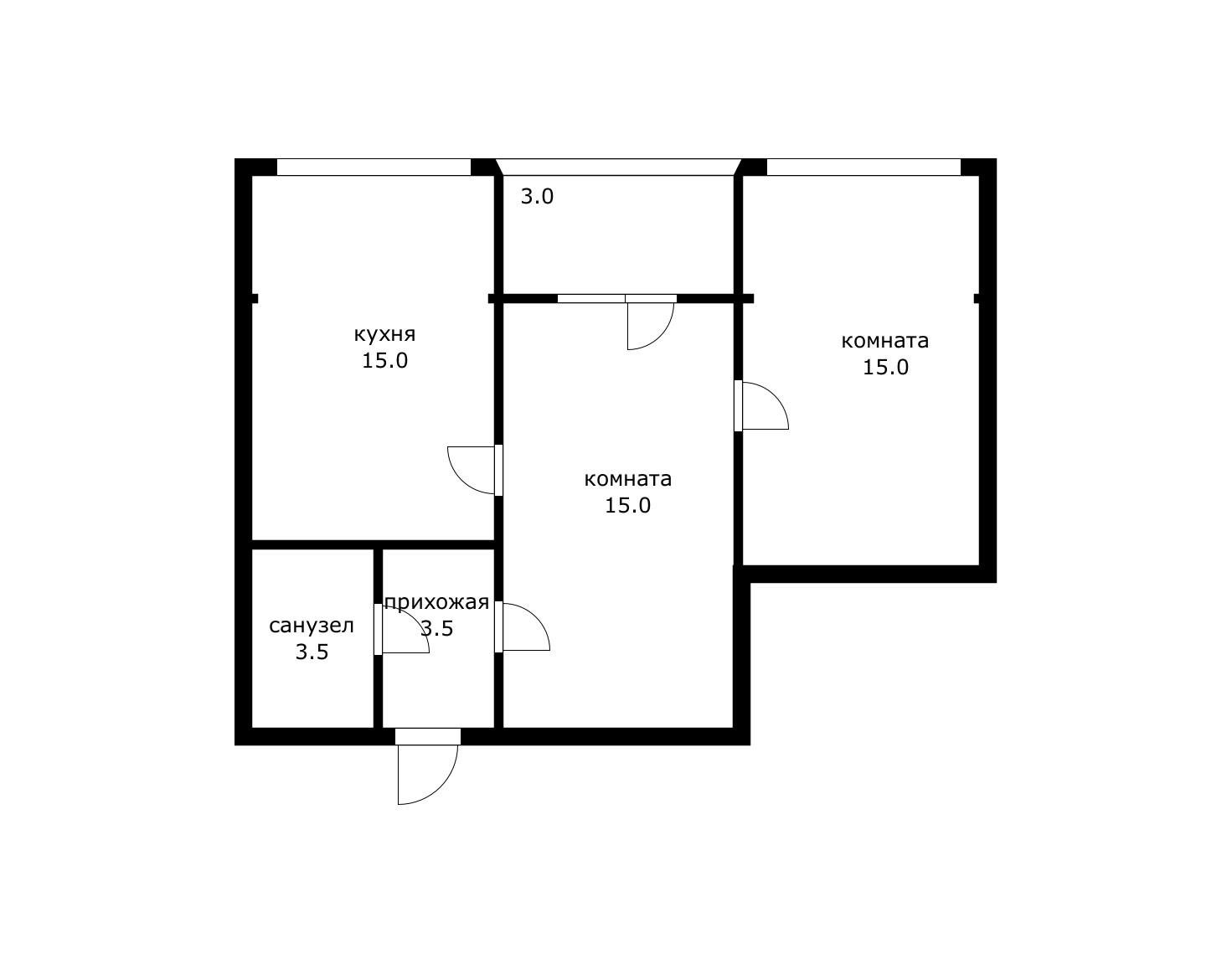Фото №11: 2-комнатная квартира 53 м² - Краснодар, Прикубанский внутригородской округ, мкр. Славянский, ул. Заполярная, 35к10