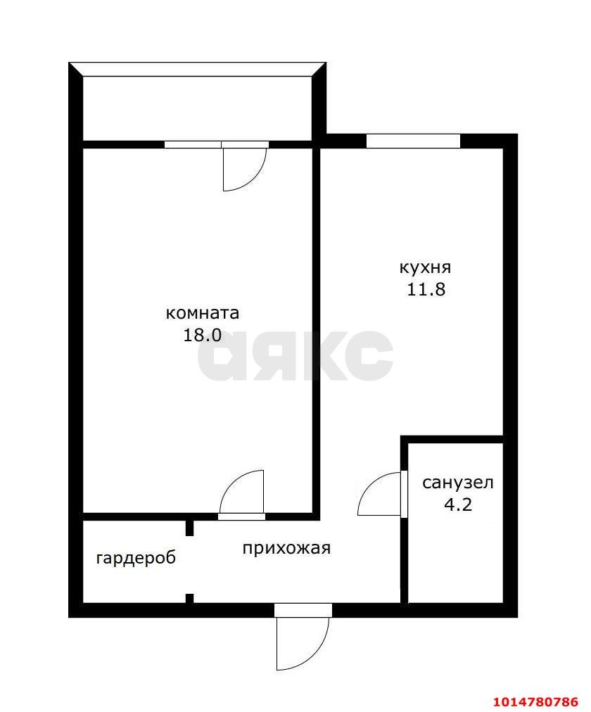 Фото №9: 1-комнатная квартира 44 м² - Краснодар, жилой комплекс Гарант, ул. Трудовой Славы, 43