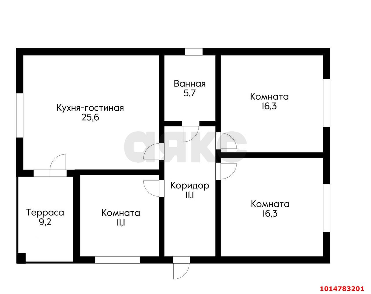 Фото №7: Дом 91 м² + 3.96 сот. - Зиповчанка, Прикубанский внутригородской округ, ул. Вишнёвая, 266/7