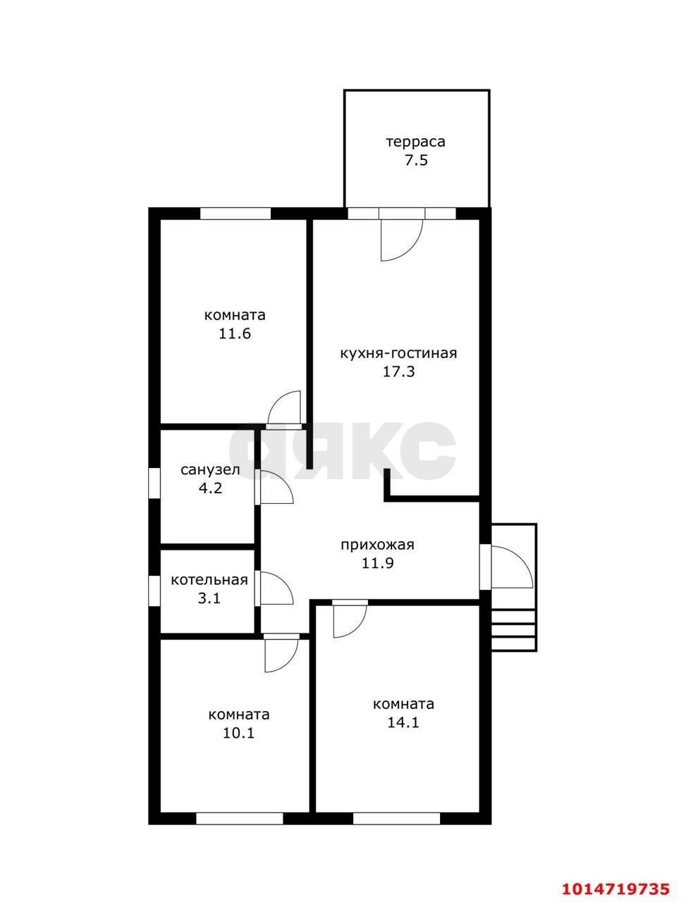 Фото №19: Дом 76 м² + 3 сот. - Краснодар, СТ № 13 завода имени Седина, ул. Восточная, 547