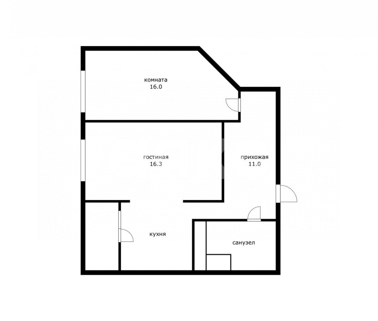 Фото №22: 2-комнатная квартира 56 м² - Коммунарка, квартал № 152, ул. Ясная, 1