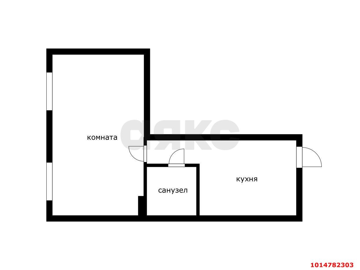 Фото №3: 1-комнатная квартира 36 м² - Краснодар, Новый, ул. Апрельская, 39