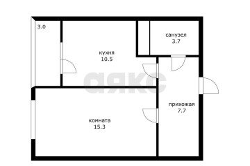 Фото №1: 1-комнатная квартира 37 м² - Краснодар, ж/м Пашковский, ул. Леонида Лаврова, 8Б