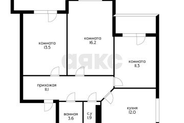Фото №2: 3-комнатная квартира 77 м² - Краснодар, мкр. Юбилейный, ул. Генерала Шифрина, 5