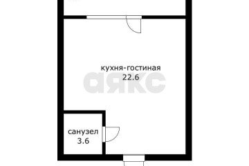 Фото №5: Студия 29 м² - Новая Адыгея, мкр. жилой комплекс Мега, ул. Бжегокайская, 90/5к1