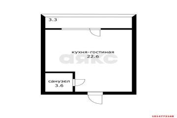 Фото №5: Студия 29 м² - Новая Адыгея, мкр. жилой комплекс Мега, ул. Бжегокайская, 90/5к1