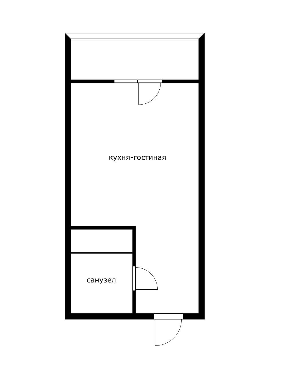 Фото №8: Студия 22 м² - Краснодар, Прикубанский внутригородской округ, имени Петра Метальникова, мкр. жилой комплекс Времена Года-2, ул. Евгении Жигуленко, 5к1