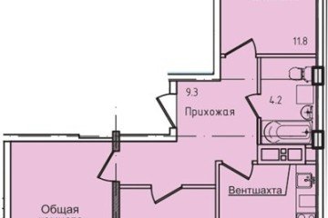 Фото №1: 3-комнатная квартира 72 м² - Яблоновский, ул. Луговая, 7/7