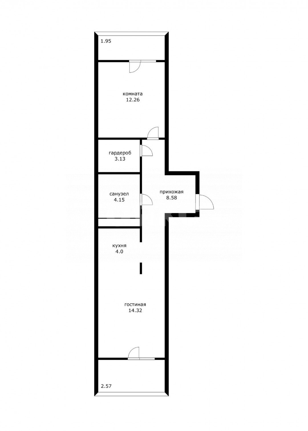 Фото №22: 2-комнатная квартира 50 м² - Сочи, Бытха, ул. Ясногорская, 16/2к6
