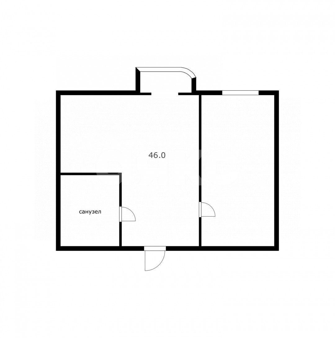 Фото №16: 2-комнатная квартира 46 м² - Сочи, Завокзальный, пер. Трунова, 6к2