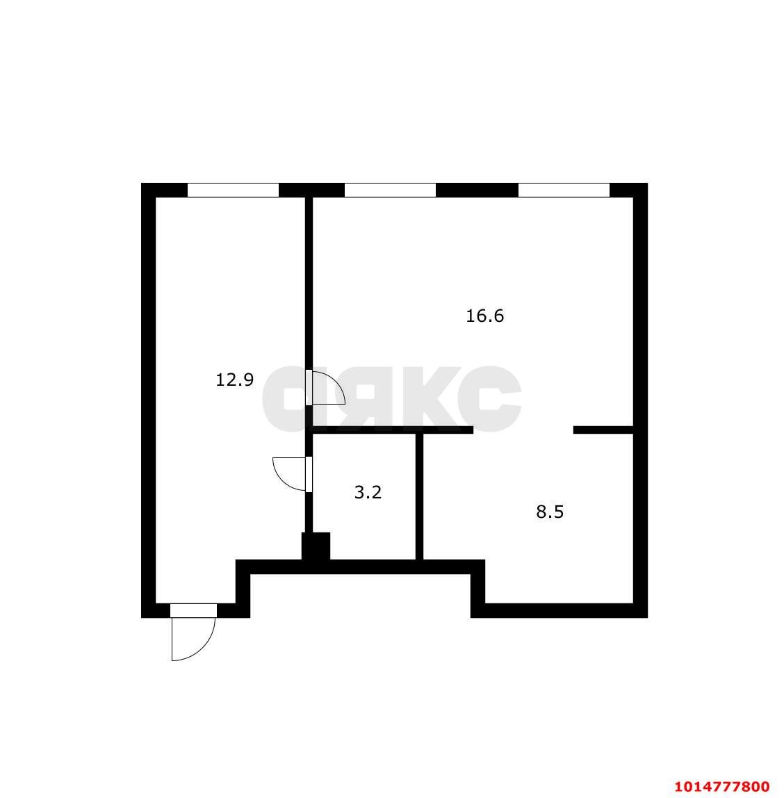 Фото №1: Офисное помещение 42 м² - Краснодар, Западный внутригородской округ, ул. Рашпилевская, 179/1