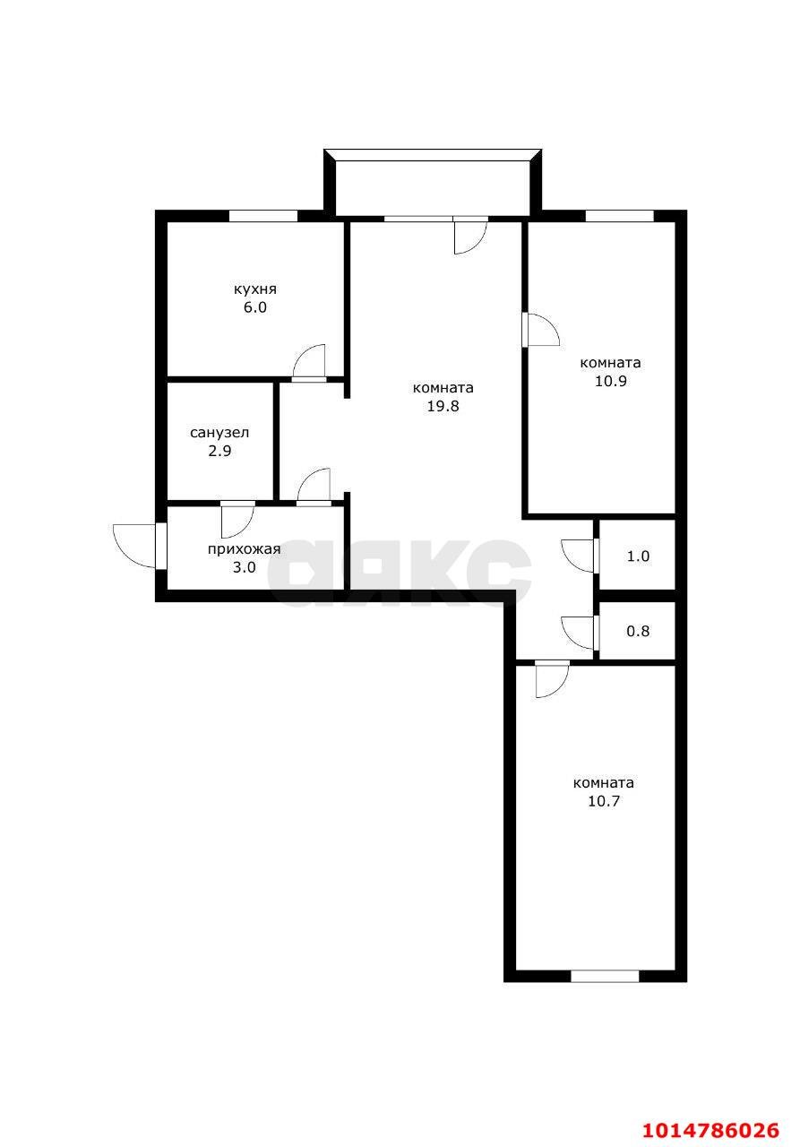 Фото №18: 3-комнатная квартира 58 м² - Краснодар, ул. Колхозная, 65