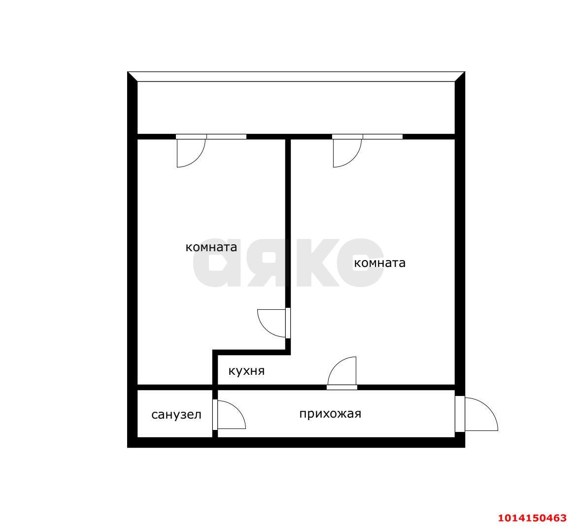 Фото №11: 1-комнатная квартира 43 м² - Краснодар, Музыкальный, ЖК Территория Счастья, жилой комплекс Территория счастья, Прикубанский внутригородской округ, Завод Радиоизмерительных Приборов, мкр. имени Петра Метальникова, ул. Евгении Жигуленко, 3