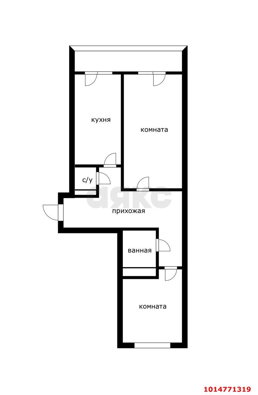 Фото №3: 2-комнатная квартира 70 м² - Краснодар, жилой комплекс Кремлёвские Ворота, ул. Кореновская, 2к1